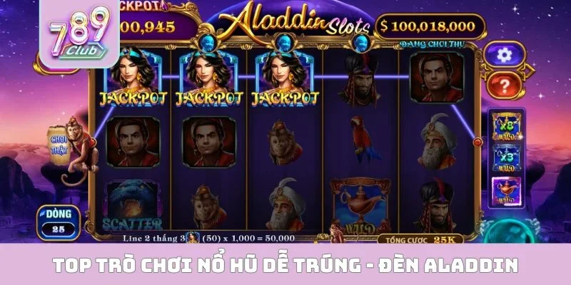 Top Trò Chơi Nổ Hũ Dễ Trúng - 5 Siêu Phẩm Đình Đám 2026 Top trò chơi nổ hũ dễ trúng - Đèn Aladdin